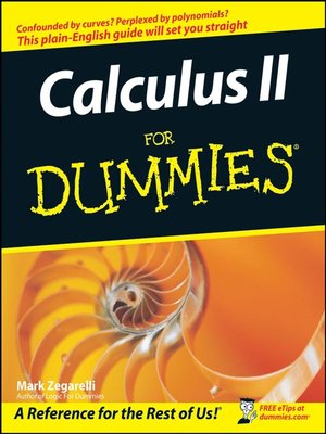 cover image of Calculus II For Dummies